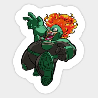 Chubby Captain Sticker